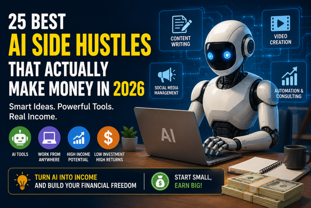 AI Side Hustles That Actually Make Money in 2026