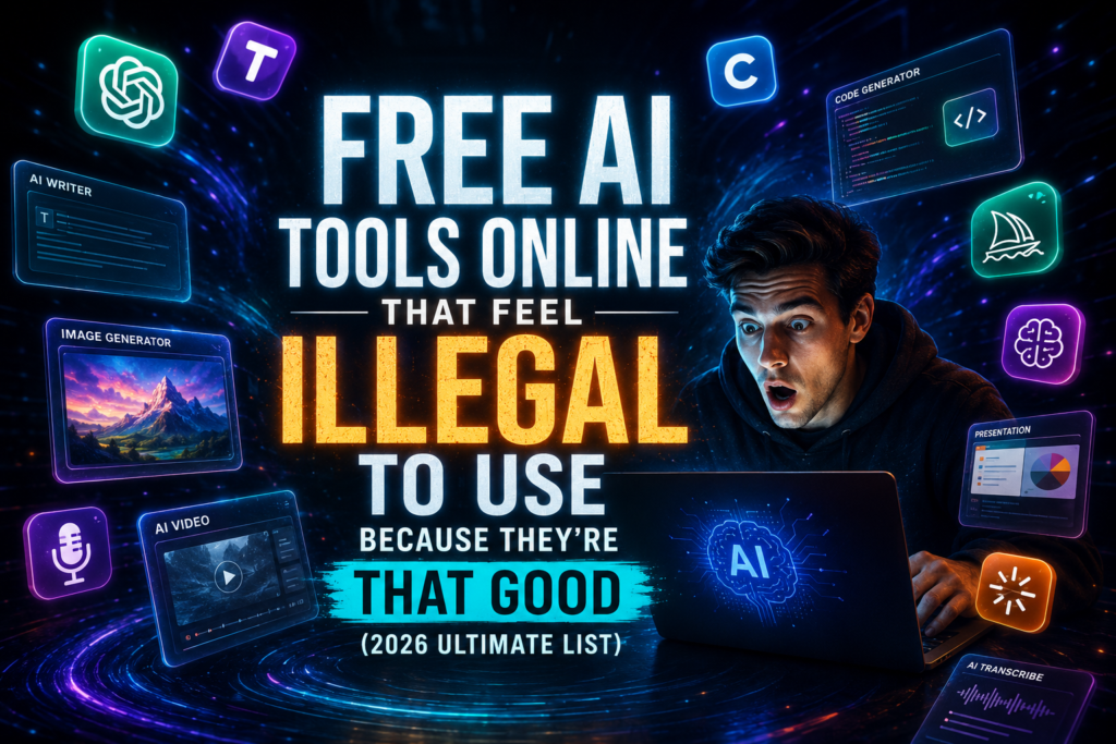 Free AI Tools Online: 100 best free AI websites and apps for 2026